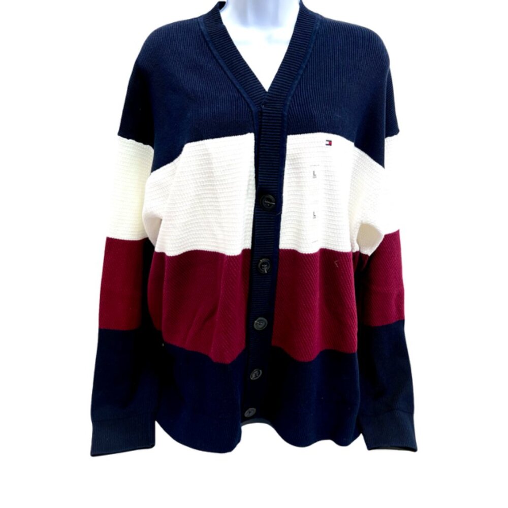 New- tag Classic Vintage Tommy Hilfiger Cardigan Sweater Men XLTall (24)